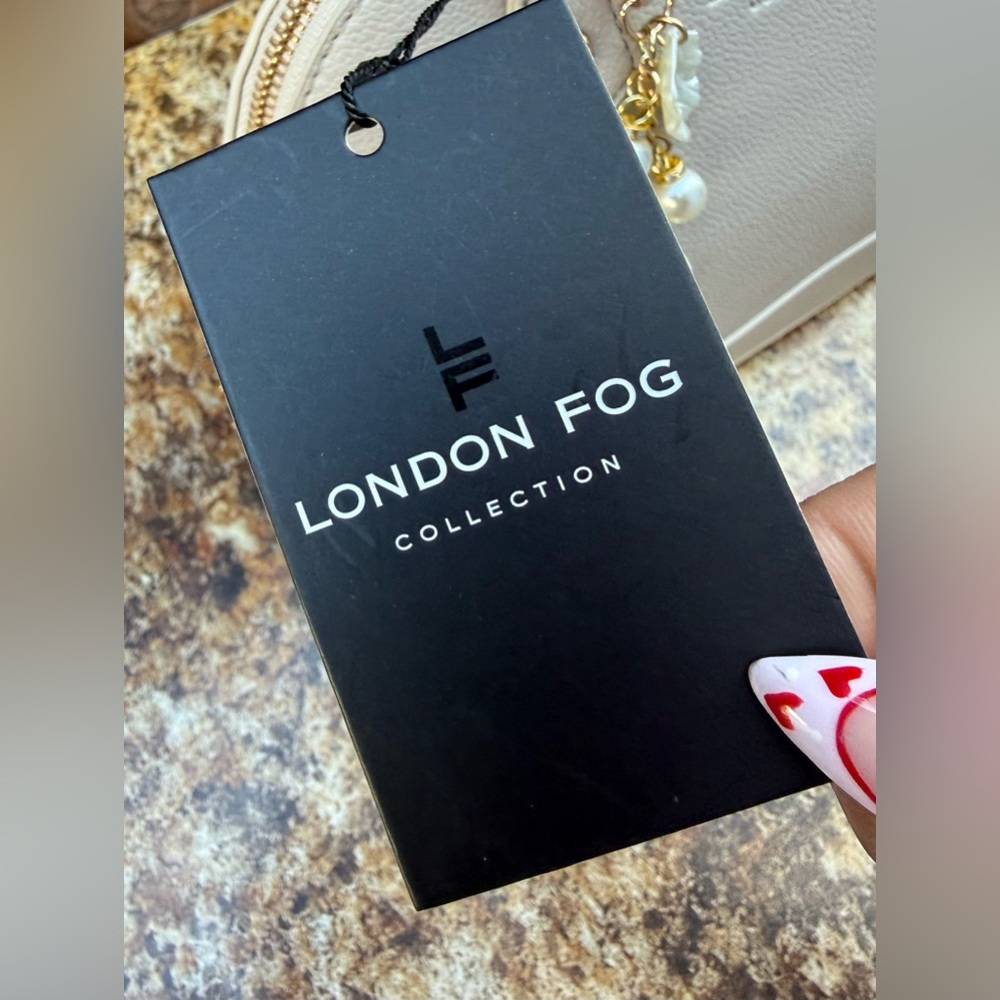 London Fog Cream EVE Dome Satchel - Picture 5 of 16